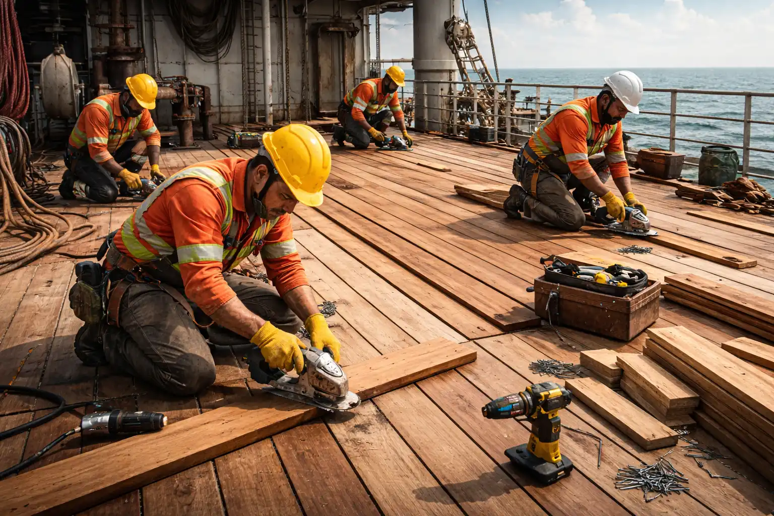 Carpentry Work for Ship