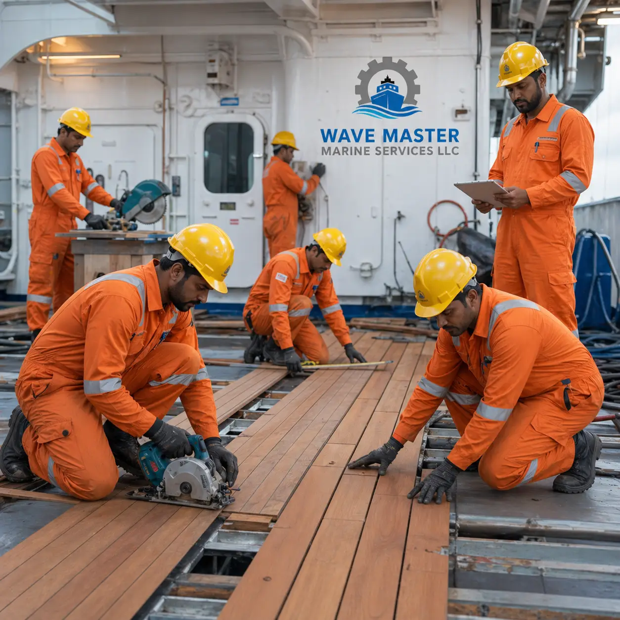Marine carpentry work