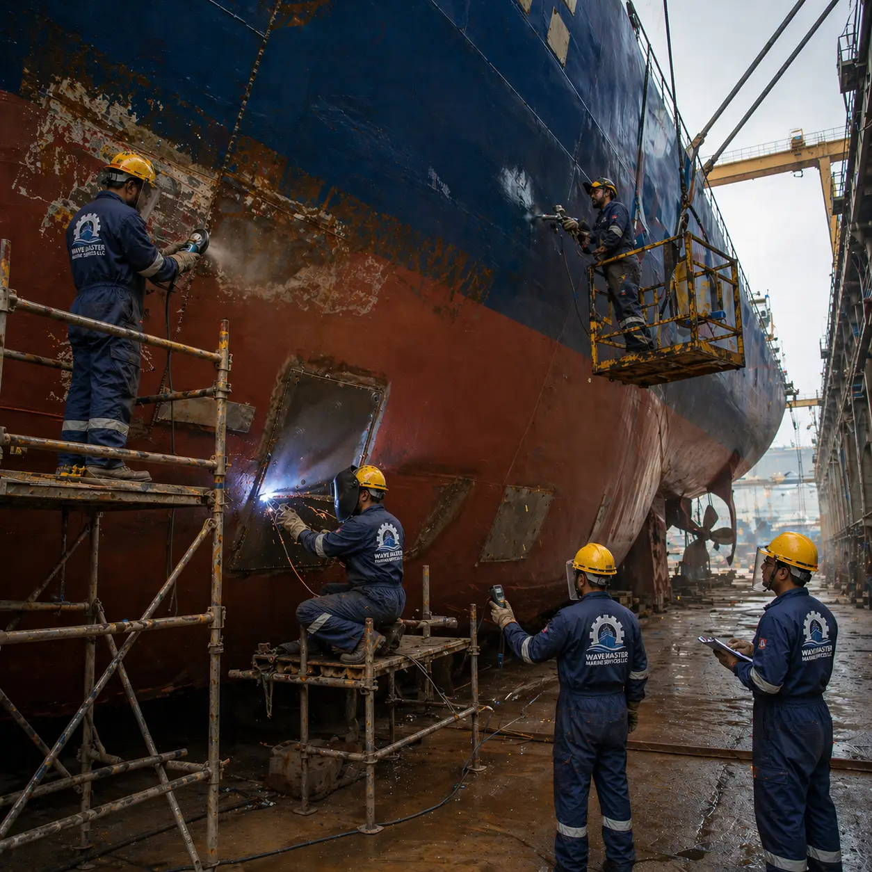 Hull Repair Work